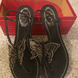 Rene Caovilla signature butterfly sandals